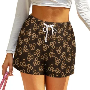 Pretzels Women's High-Waisted Loose Shorts With Pockets