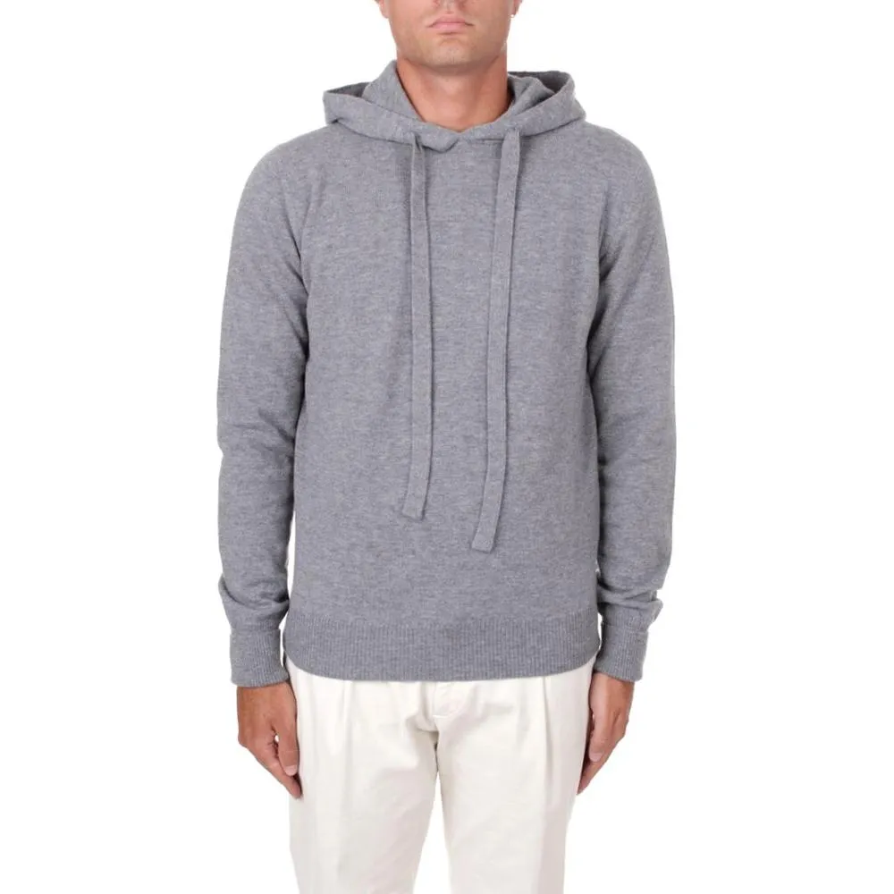 Alpha Studio Gray Wool Vergine Sweater