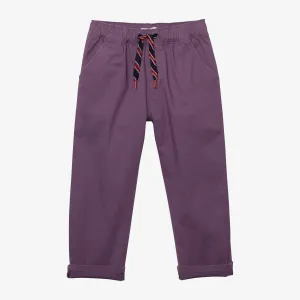 Boy's purple pull-on chinos