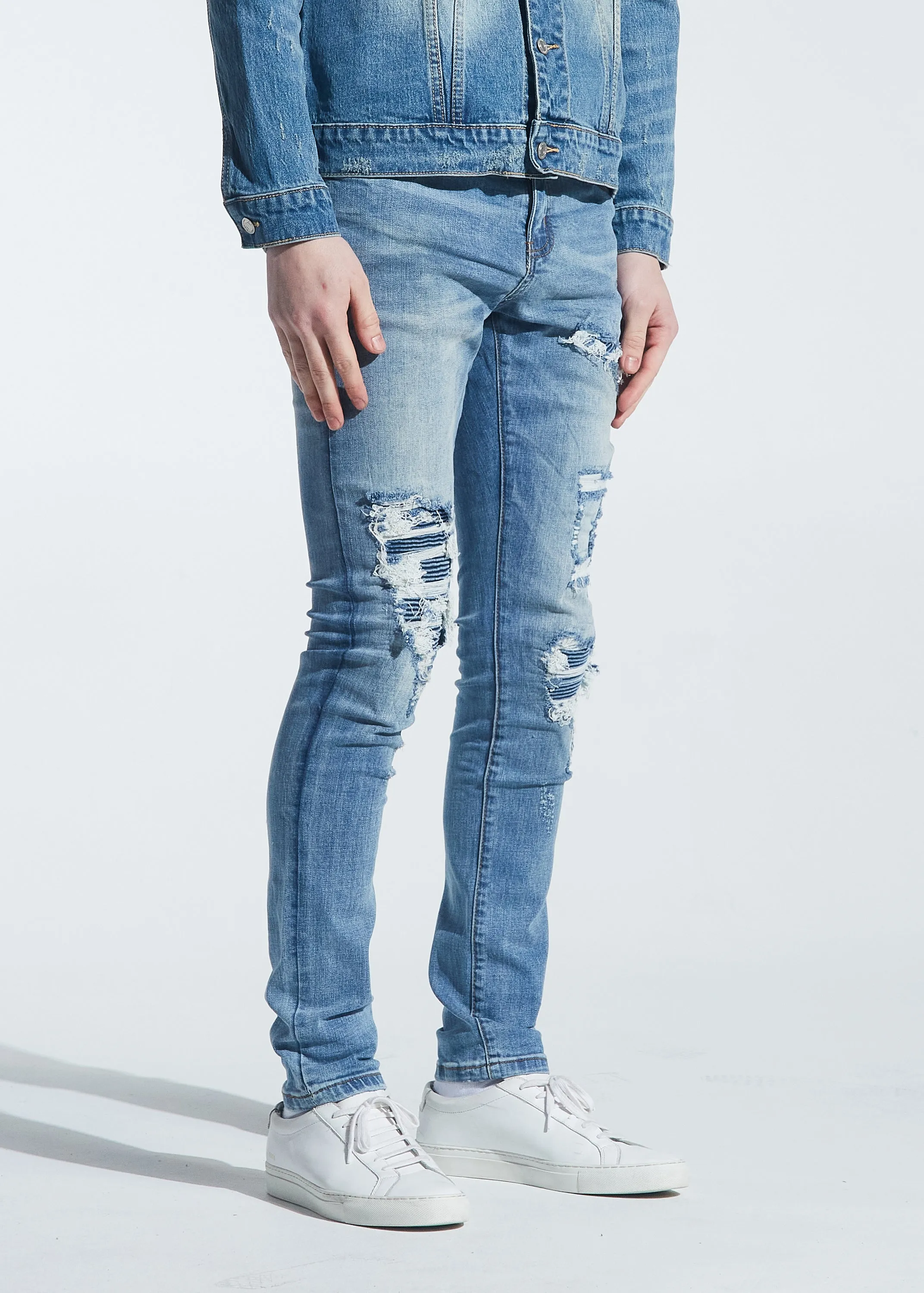 Brady Rip & Repair Denim (Indigo Wash)