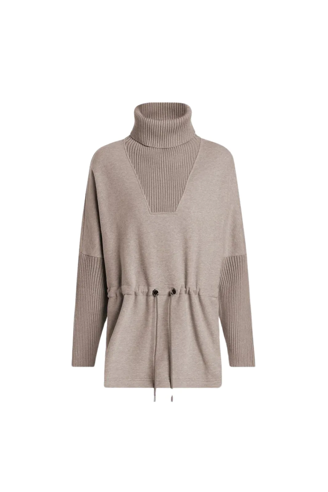 Cavello Longline Sweat, Taupe Marl