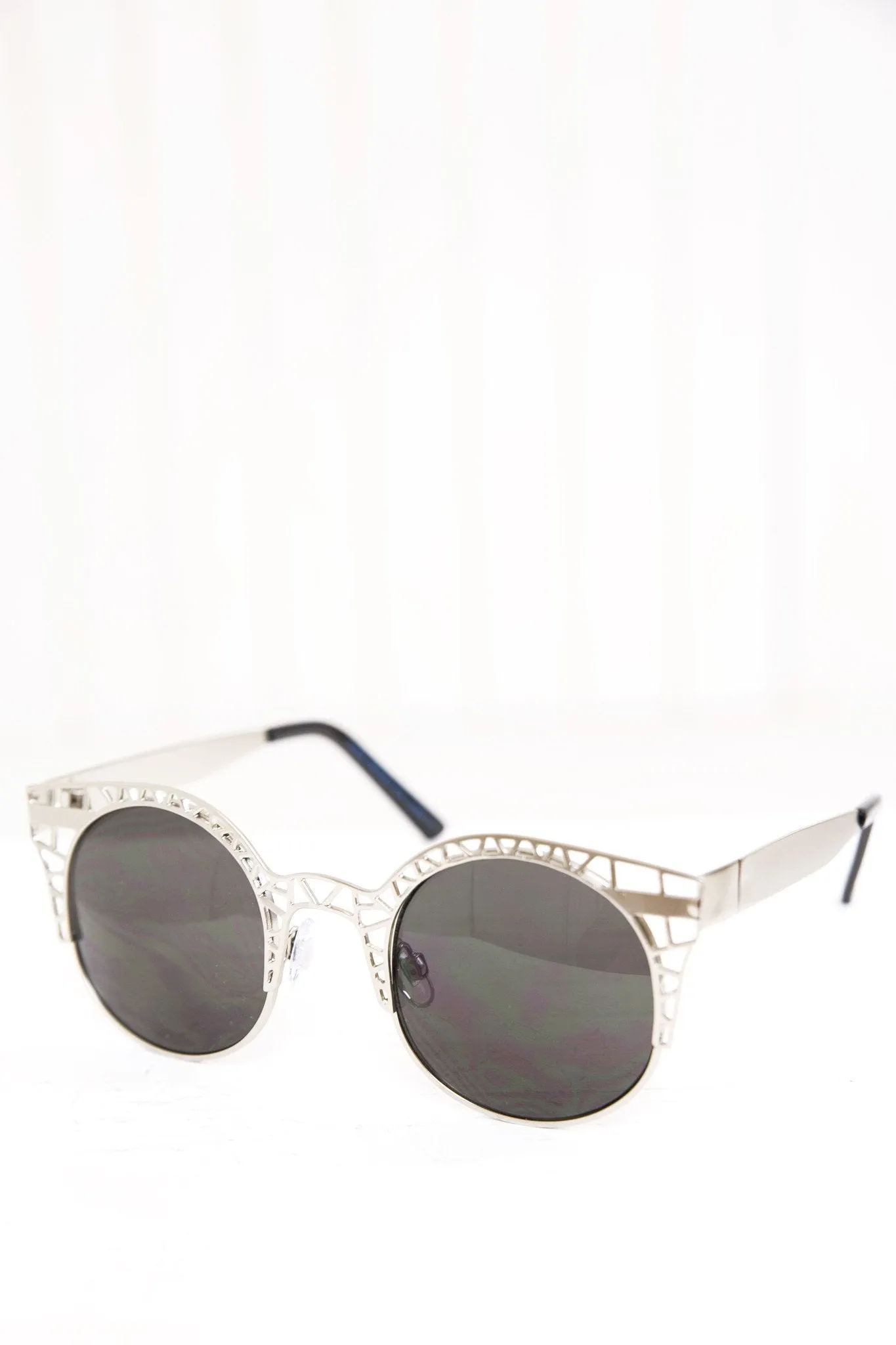 Celina Cutout Shades - Silver