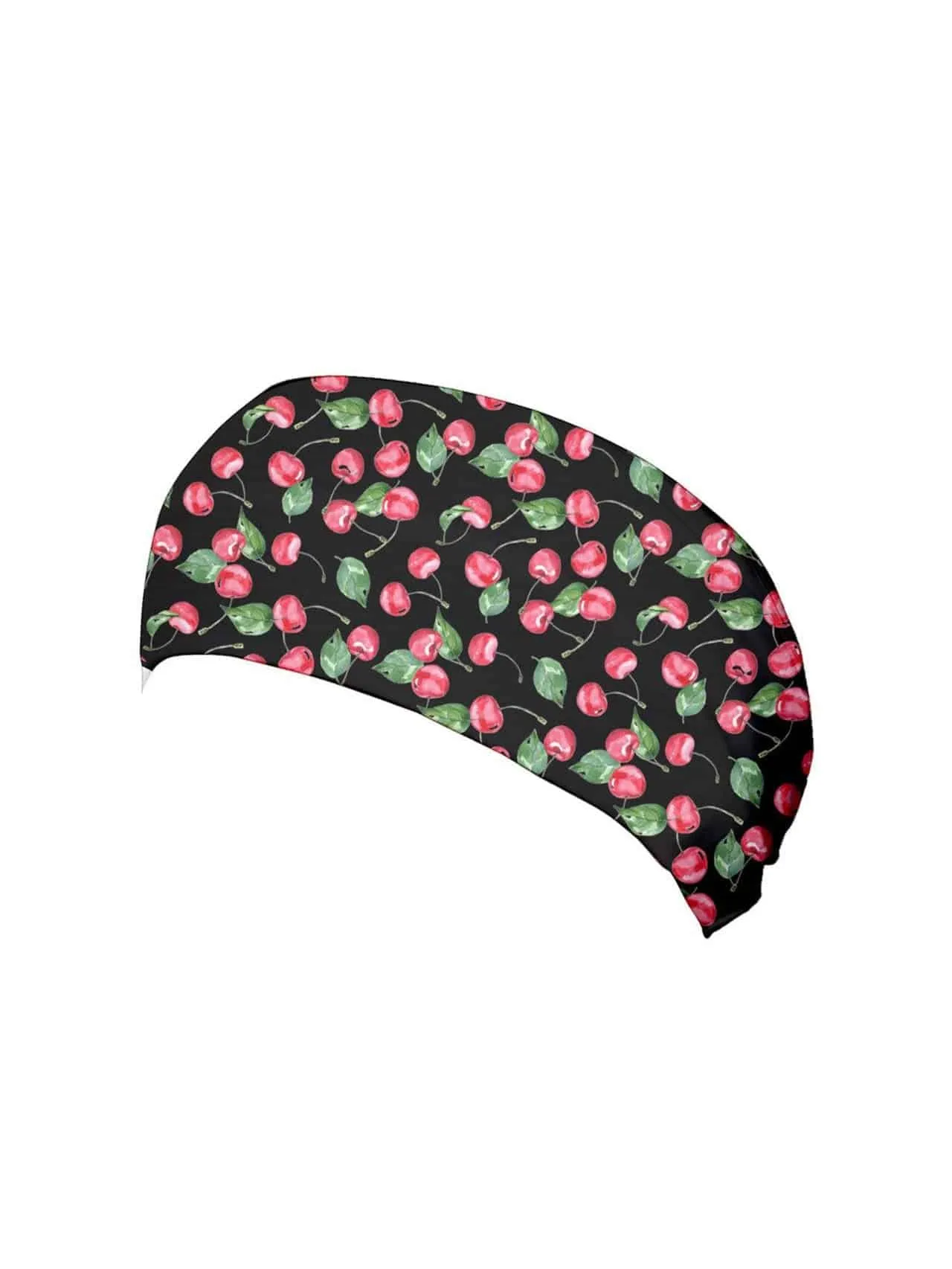 Cherries Wide Stretchy Headband