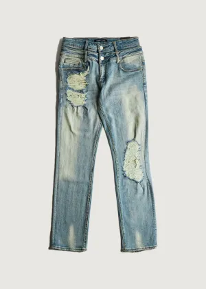 Gaskarth Straight Denim (Light Stone)