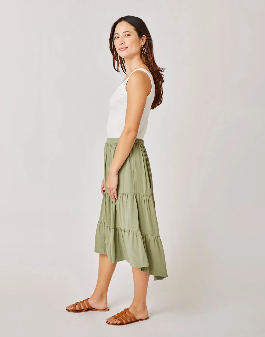 Grace Skirt: Olive - FINAL SALE