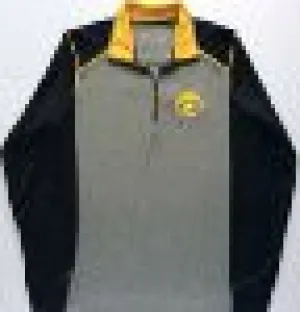 Iowa Hawkeyes Antigua Adult Gray 1/4 Zip Sweatshirt