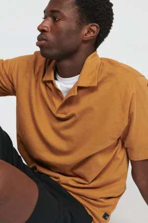 Matinique® MAJerod Resort Heritage Polo Shirt/Yellow Brown - New HS24