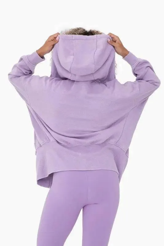 Mono B Blush Fleece ZIp Hoodie