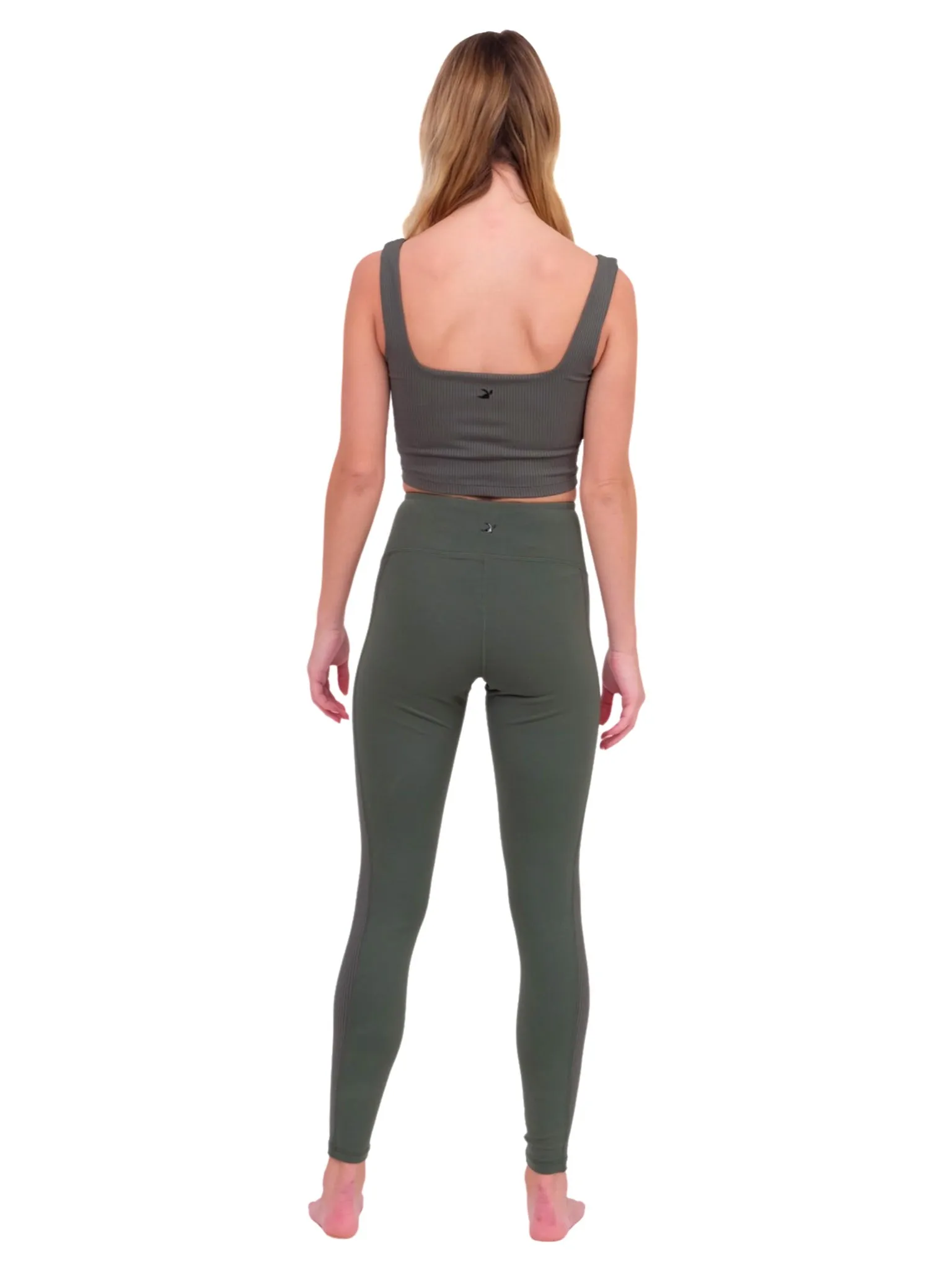 Olive Cutting Edge Yoga Pants