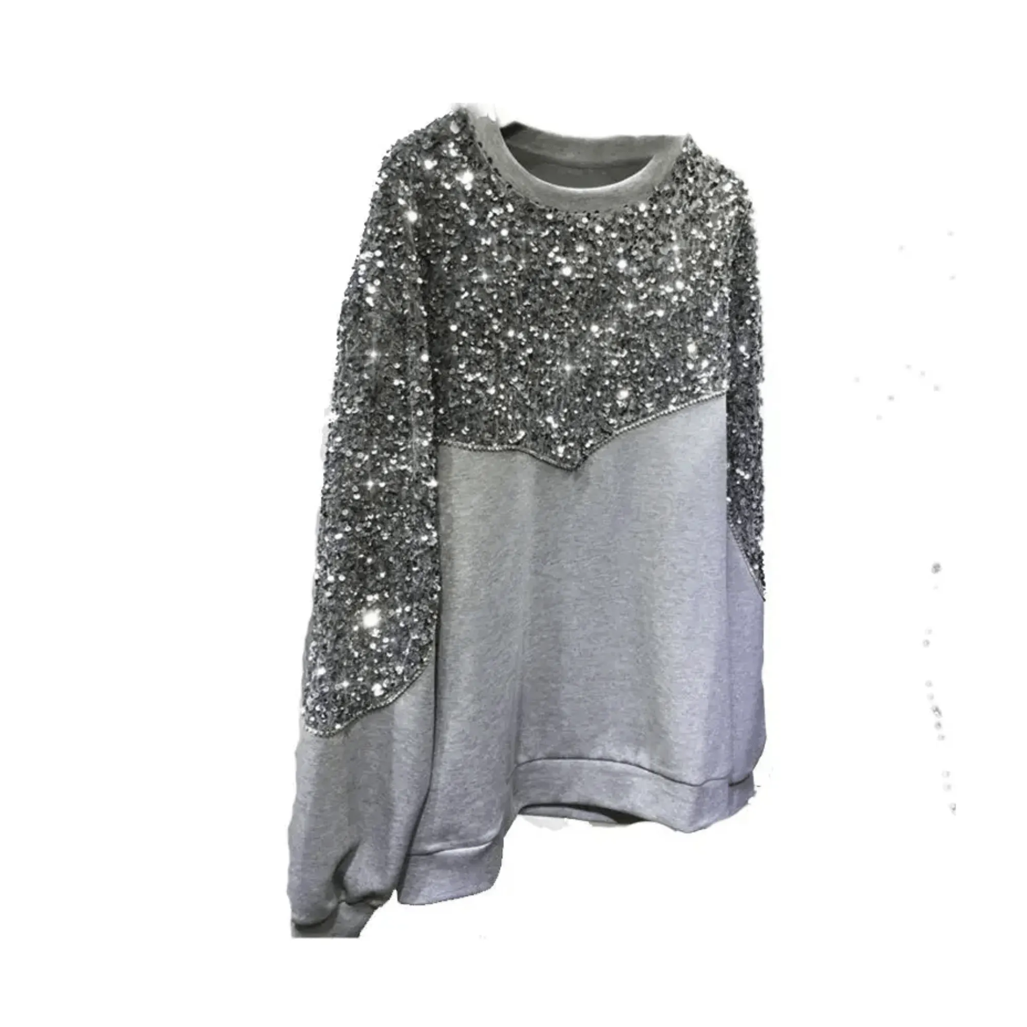 Pre Order:  Glam Beaded Sequins Sweatshirt