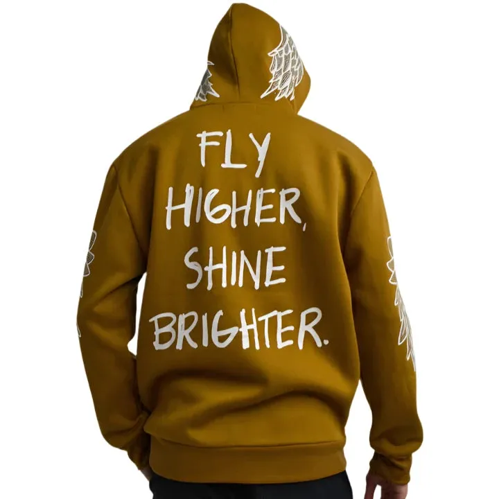 REASON Fly Higher Rhinestone Hoodie